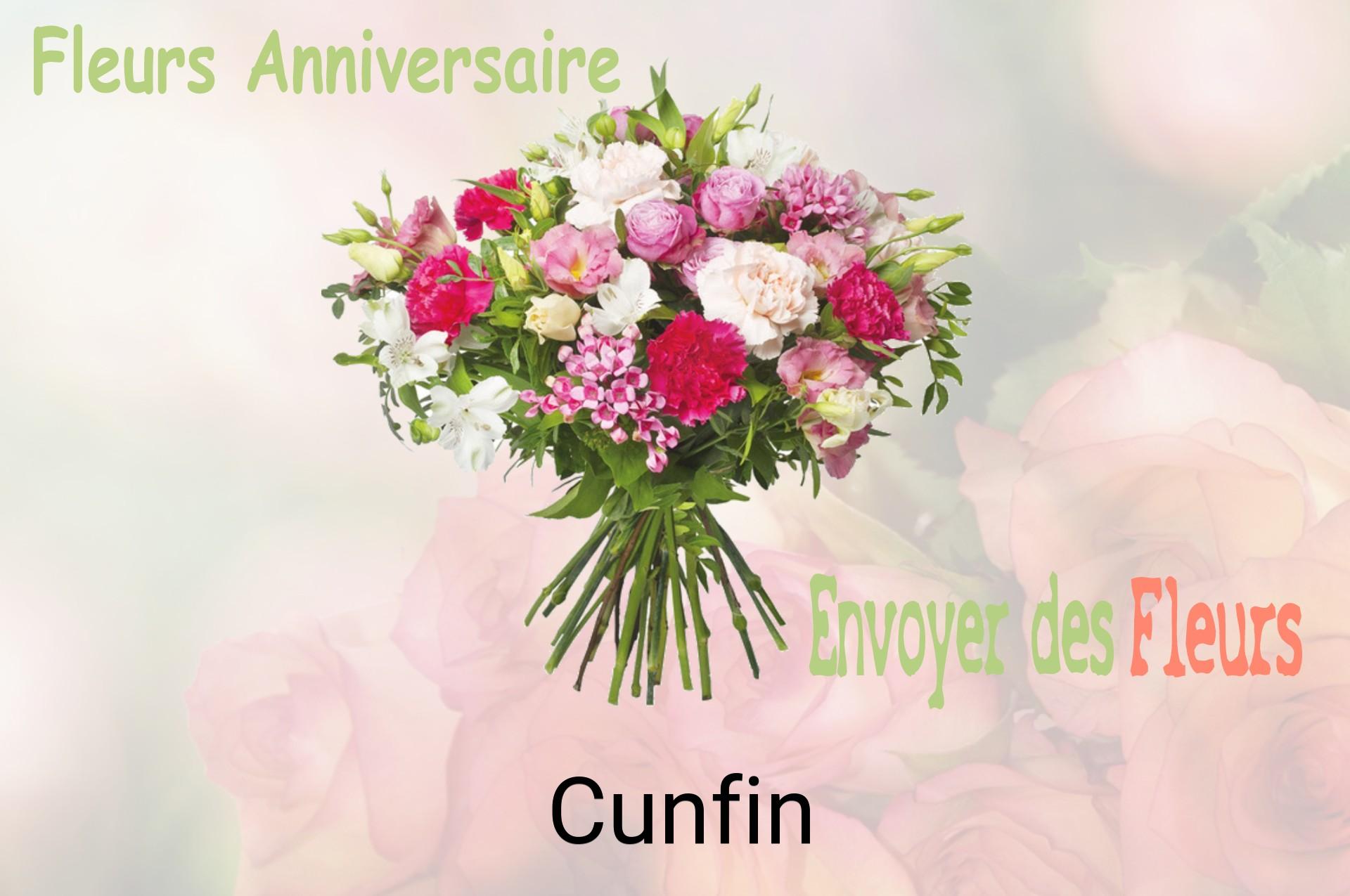 Bouquet de fleurs d’anniversaire livré à Cunfin